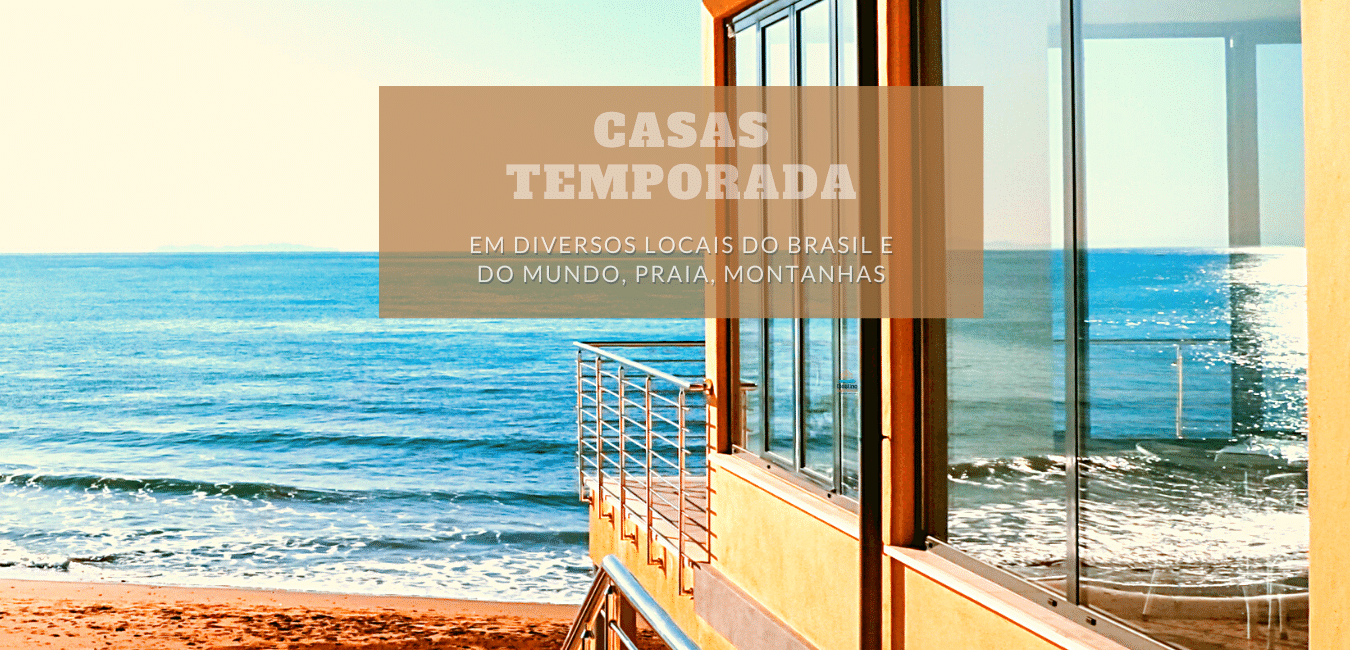 casas, "casas de praia", "alugue temporada", "casas com personalidade", "refúgios de praia", "home office na praia"