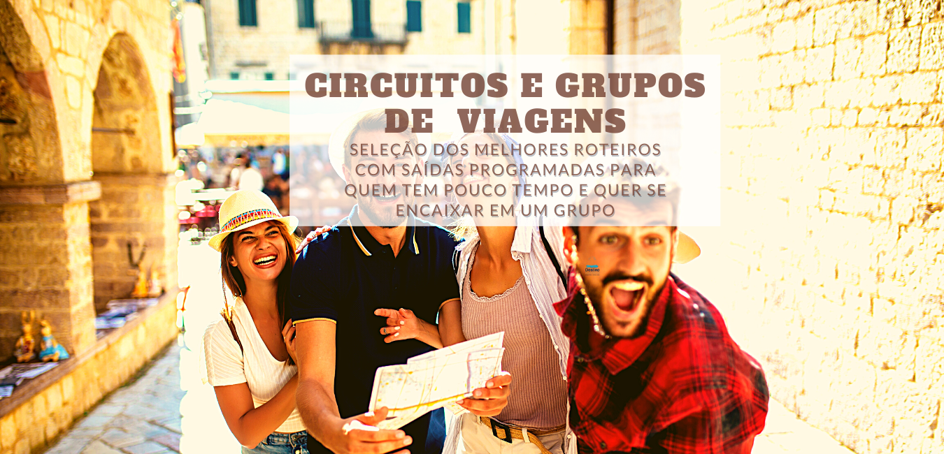 Descubra viagens em grupo e circuitos cuidadosamente selecionados, com experiências diferenciadas, curadoria boutique e acompanhamento especializado do início ao fim.